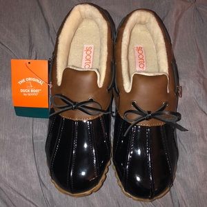 Duck boot loafers